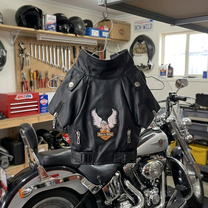 Handmade Leather Dog Jacket