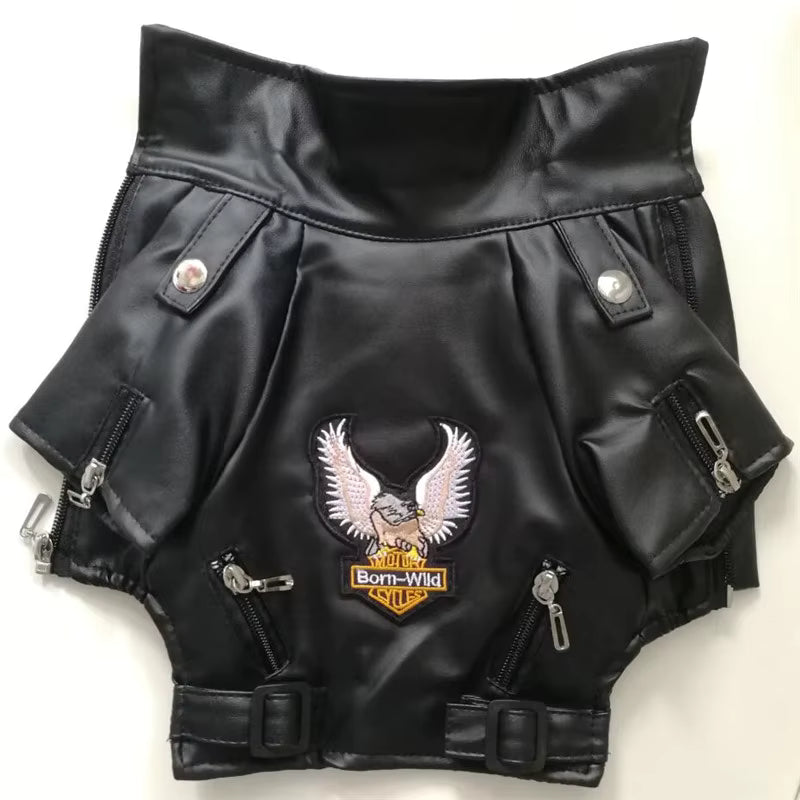 Handmade Leather Dog Jacket